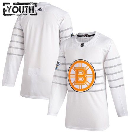 Boston Bruins Blank Wit Adidas 2020 NHL All-Star Authentic Shirt - Kinderen